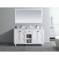 Laviva Odyssey, 60, White Cabinet & White Carrera Counter 313613-60W-WC